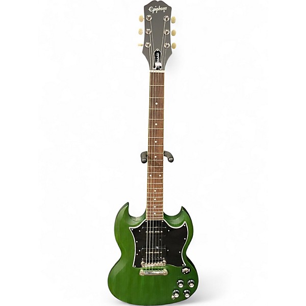 Used Epiphone SG Classic Green Solid Body Electric Guitar
