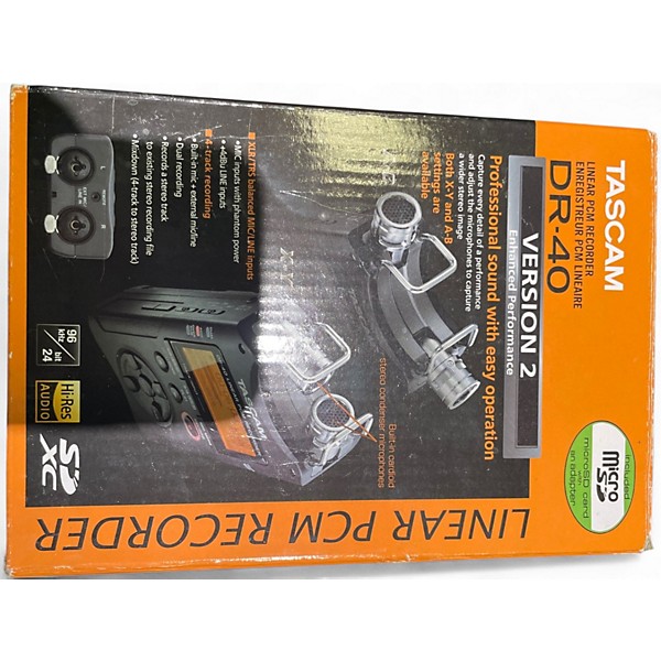 Used TASCAM DR40 MultiTrack Recorder