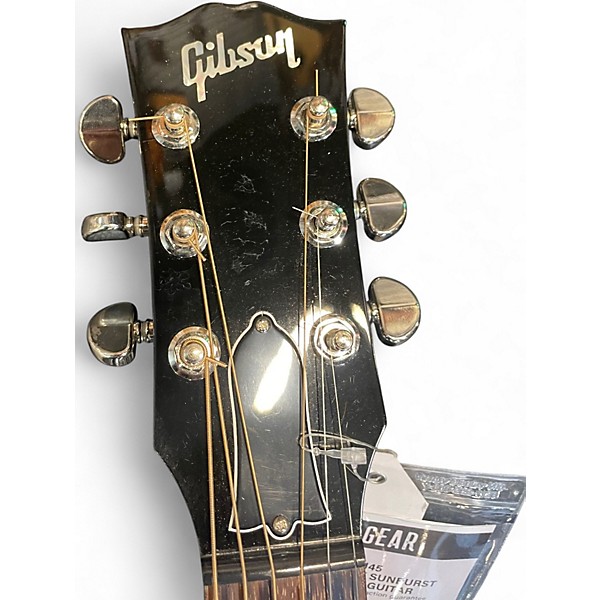 Used 2023 Gibson J45 Standard Vintage Sunburst Acoustic Electric Guitar