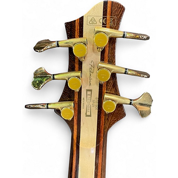 Used Ibanez BTB1806 PREMIUM Natural Shadow Low Gloss Electric Bass Guitar