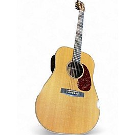 Used Huss & Dalton D-RH herringbone Natural Acoustic Electric Guitar