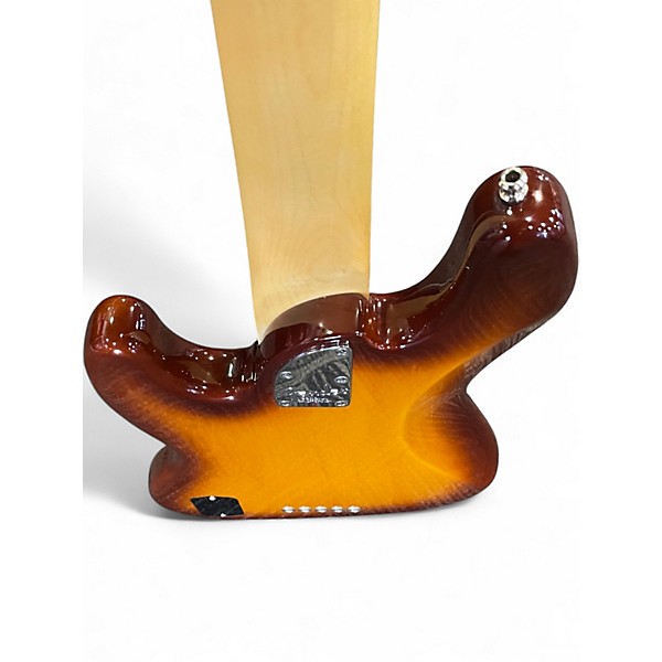 Used 2016 Fender American Deluxe Jazz Bass V 5 String Sunburst Electric Bass Guitar