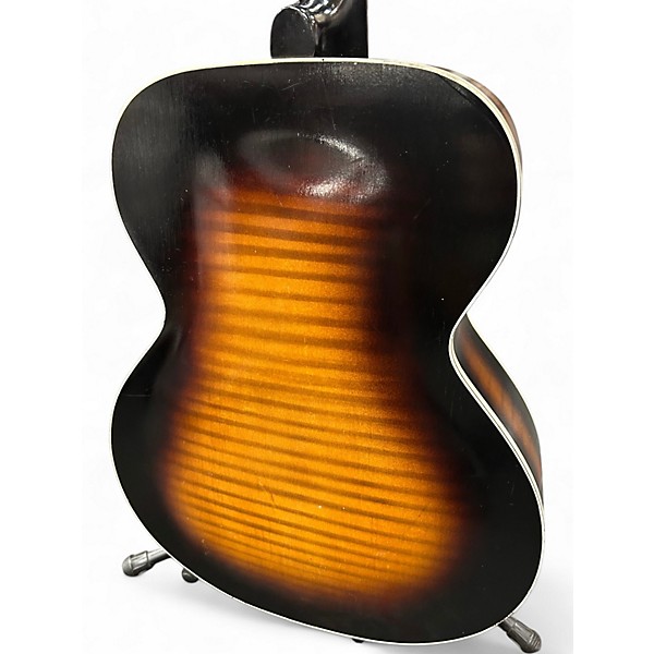 Vintage 1950s Silvertone ARCHTOP Tobacco Burst Acoustic Guitar