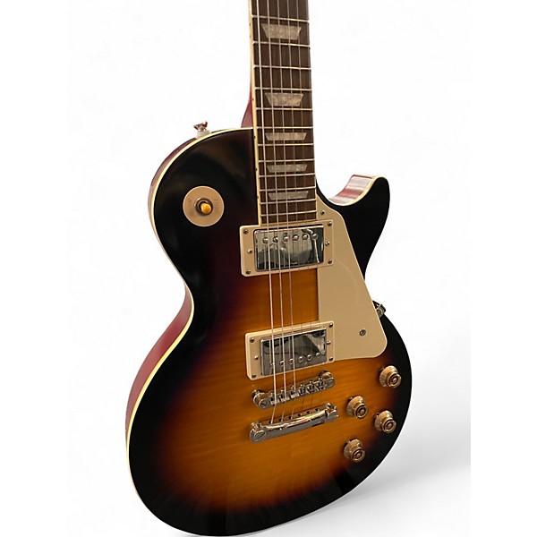 Used 2021 Epiphone 1959 Reissue Les Paul Standard 2 Color Sunburst Solid Body Electric Guitar