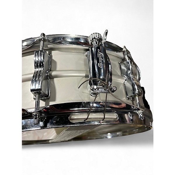 Used Ludwig 5.5X14 Acrolite Snare Raw Aluminum Drum