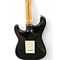 Used Starcaster by Fender Stratocaster Black Solid Body Electric Guitar