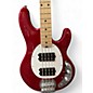 Used Sterling by Music Man Stingray 4 HH Candy Apple Red Metallic Electric Bass Guitar