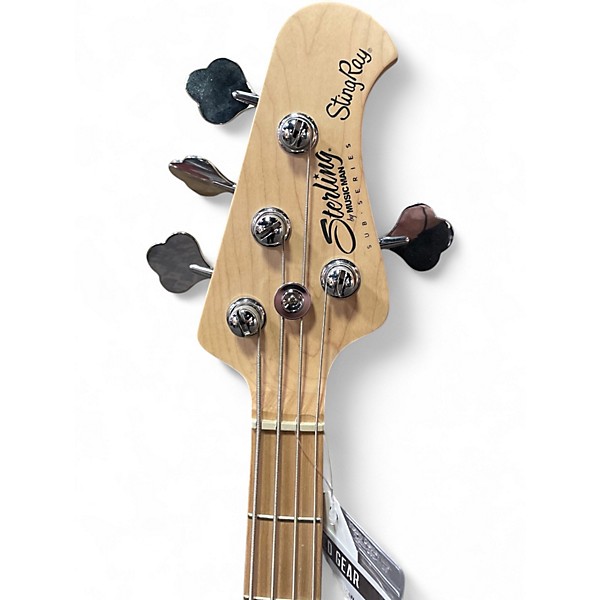 Used Sterling by Music Man Stingray 4 HH Candy Apple Red Metallic Electric Bass Guitar