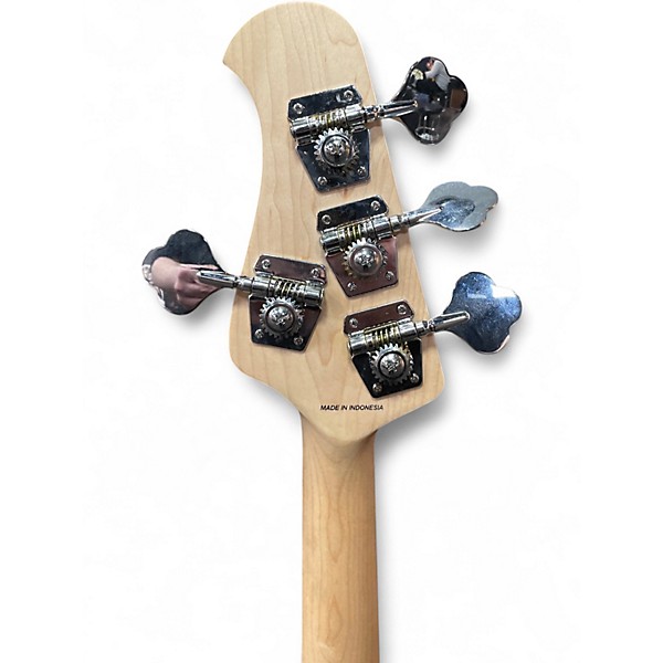 Used Sterling by Music Man Stingray 4 HH Candy Apple Red Metallic Electric Bass Guitar