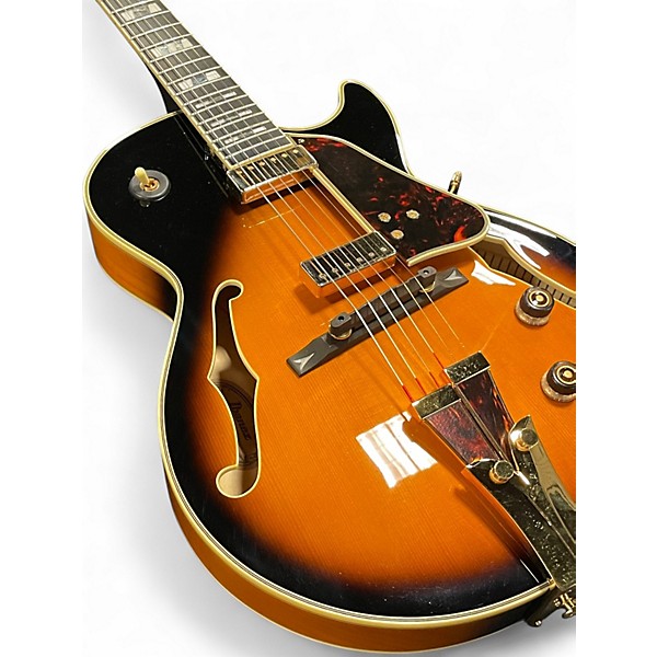 Used Ibanez GB10SE George Benson Signature Brown Sunburst Hollow Body Electric Guitar