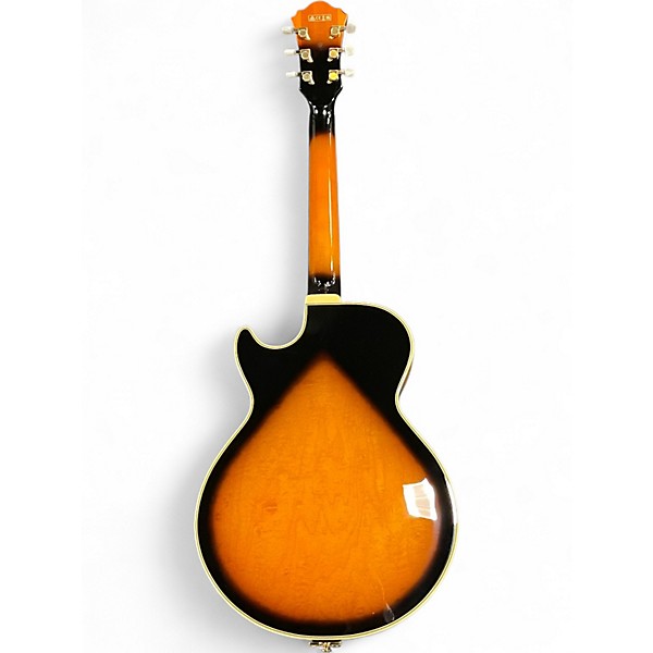 Used Ibanez GB10SE George Benson Signature Brown Sunburst Hollow Body Electric Guitar