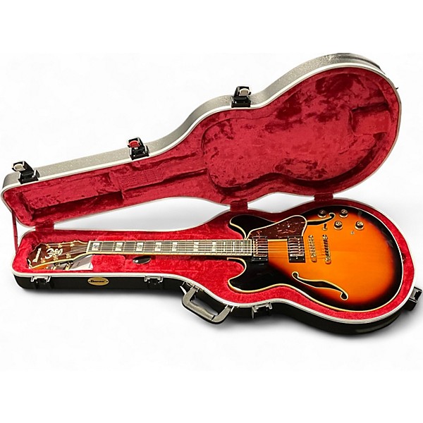 Used Ibanez AS113 Artstar Brown Sunburst Hollow Body Electric Guitar