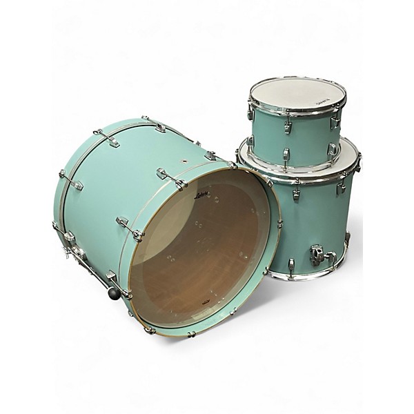 Used Ludwig 3 Piece Neusonic Skyline Blue Drum Kit