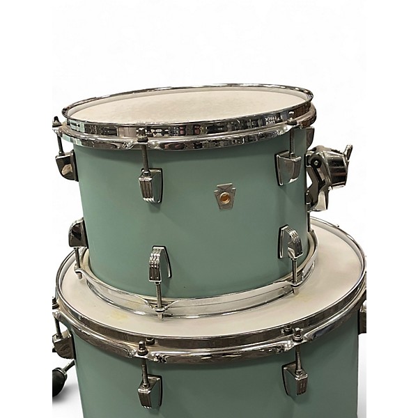Used Ludwig 3 Piece Neusonic Skyline Blue Drum Kit