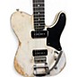 Used Schmidt Co. Gentoo White Relic Solid Body Electric Guitar