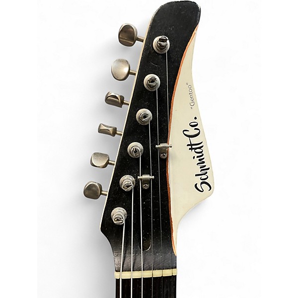 Used Schmidt Co. Gentoo White Relic Solid Body Electric Guitar