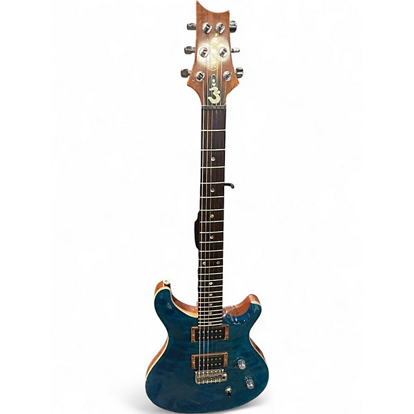 Used PRS Custom 24 Blue Matteo Solid Body Electric Guitar