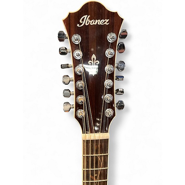 Used Ibanez AE2412 Natural 12 String Acoustic Electric Guitar