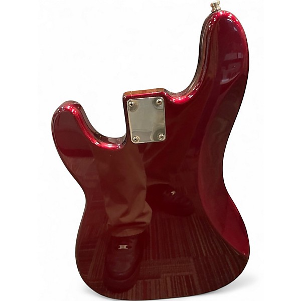 Used Fender Standard Precision Bass Midnight Wine Electric Bass Guitar