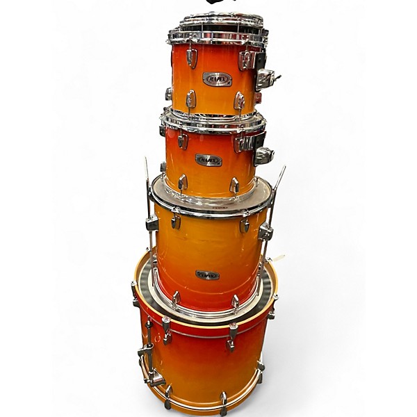 Used Mapex 4 Piece M Series 2 Tone Sunburst Drum Kit