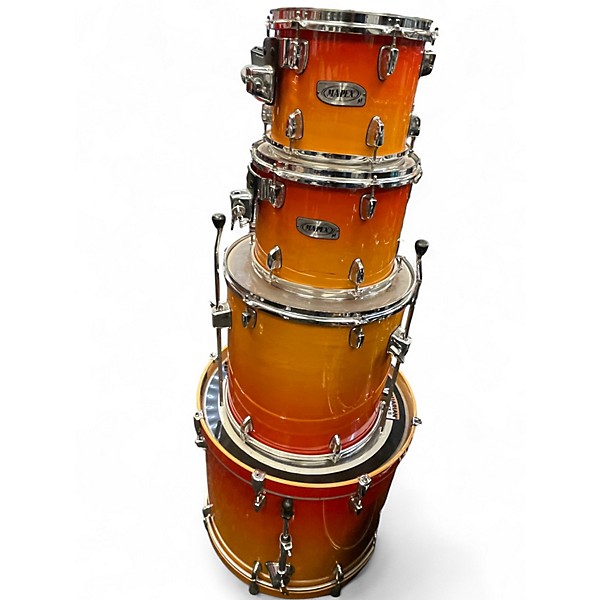Used Mapex 4 Piece M Series 2 Tone Sunburst Drum Kit