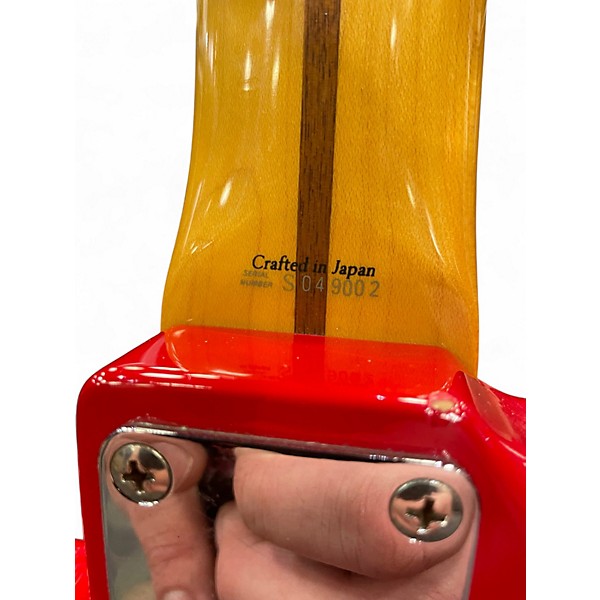 Used 2007 Fender Deluxe Jaguar Bass Hot Rod Red Electric Bass Guitar