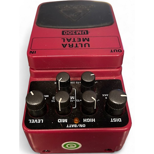 Used Behringer UM300 Ultra Metal Distortion Effect Pedal