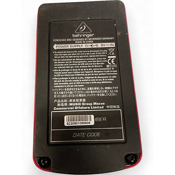 Used Behringer UM300 Ultra Metal Distortion Effect Pedal