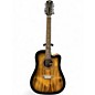 Used Luna art v dce 12 Vintage Sunburst 12 String Acoustic Electric Guitar