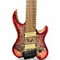 Used Kiesel Vader 8 Multiscale Buckeye Burl Redeye Caliburst Solid Body Electric Guitar