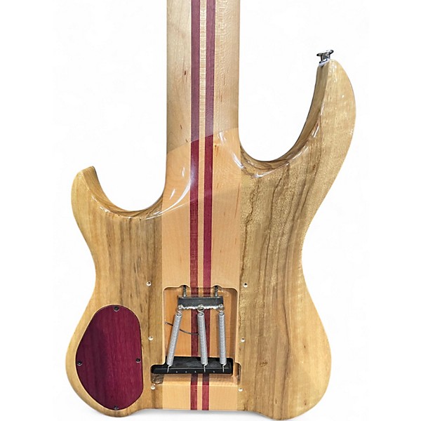 Used Kiesel Vader 8 Multiscale Buckeye Burl Redeye Caliburst Solid Body Electric Guitar