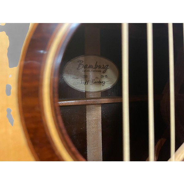 Used Bamburg JSB Natural Acoustic Guitar