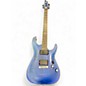 Used Schecter Guitar Research C1 Platinum BLUE TIGER Solid Body Electric Guitar thumbnail