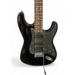 Used Squier Affinity Stratocaster Black Solid Body Electric Guitar