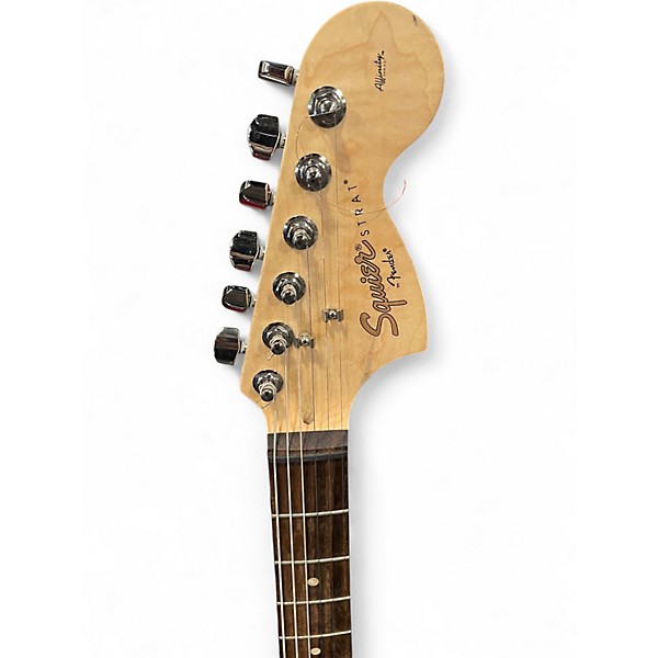 Used Squier Affinity Stratocaster Black Solid Body Electric Guitar