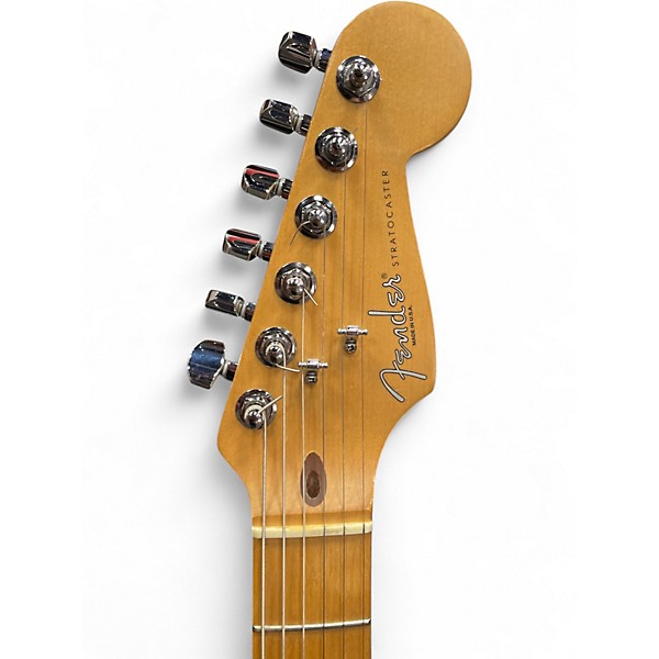 Used Fender American Standard Stratocaster 2 Tone Sunburst Solid Body Electric Guitar