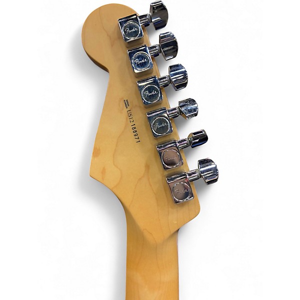 Used Fender American Standard Stratocaster Jade Pearl Metallic Solid Body Electric Guitar