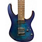 Used Ibanez RG7421 RG Series Ocean Blue Burst Solid Body Electric Guitar thumbnail