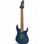 Used Ibanez RG7421 RG Series Ocean Blue Burst Solid Body Electric Guitar
