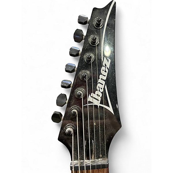 Used Ibanez RG7421 RG Series Ocean Blue Burst Solid Body Electric Guitar