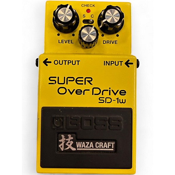Used BOSS SD1W Super Overdrive Waza Craft Effect Pedal