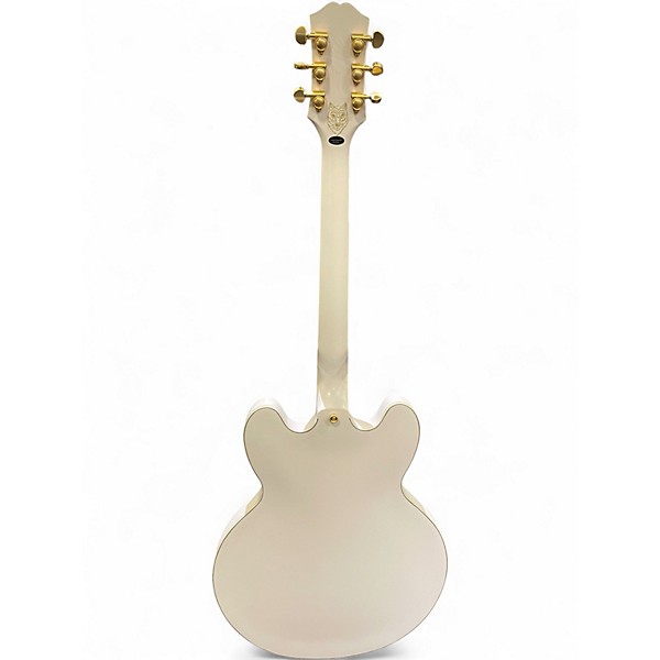 Used Epiphone Emily Wolfe Signature Sheraton Aged Bone White Hollow Body Electric Guitar