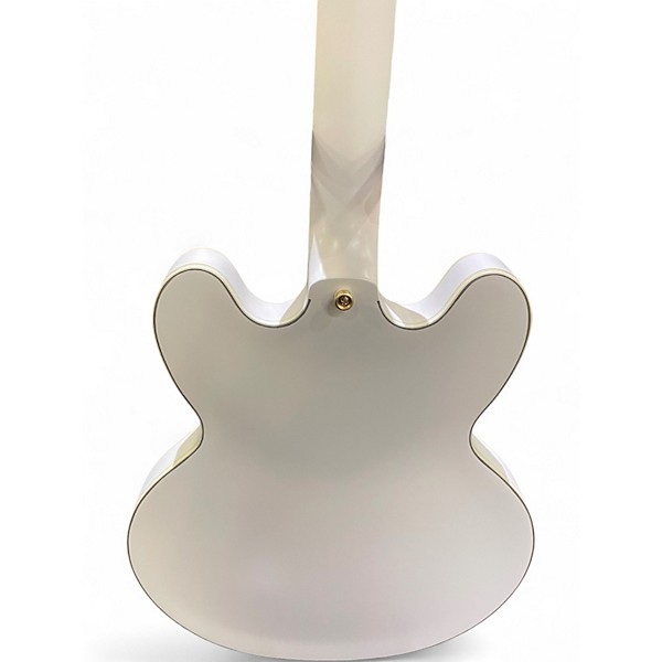 Used Epiphone Emily Wolfe Signature Sheraton Aged Bone White Hollow Body Electric Guitar
