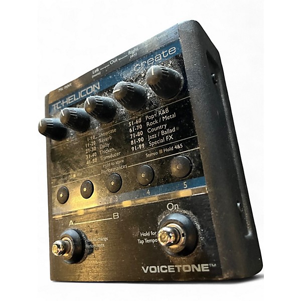 Used TC Helicon VoiceTone Create Vocal Processor