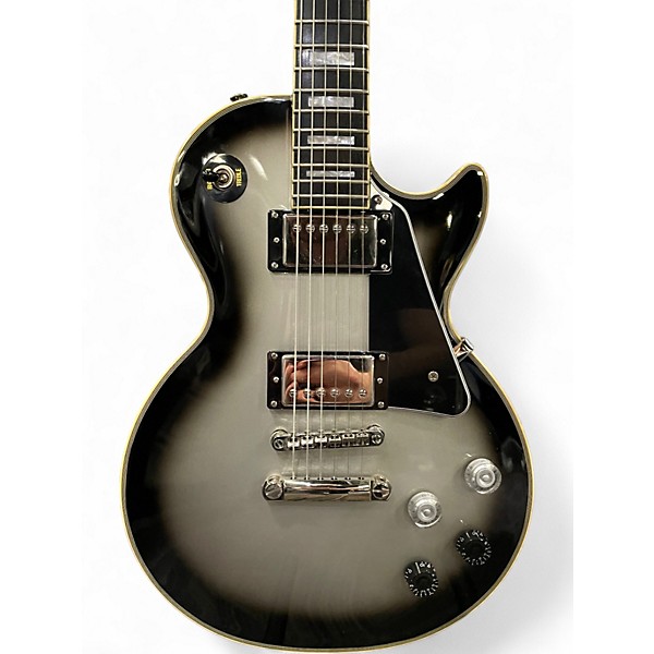 Used Epiphone Les Paul Custom Pro Silver Burst Solid Body Electric Guitar