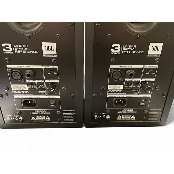 Used JBL LSR305 Pair Powered Monitor