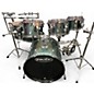 Used PDP by DW 7 Piece Fusion Sage Green Metallic Drum Kit thumbnail