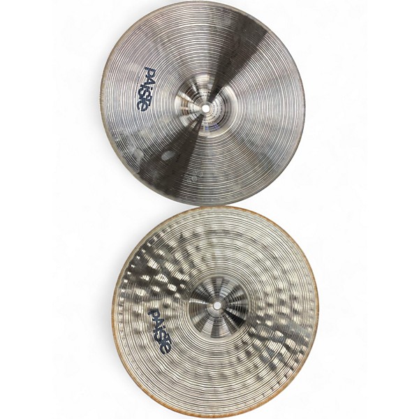Used Paiste 14in Signature Dark Crisp Hi Hat Pair Cymbal