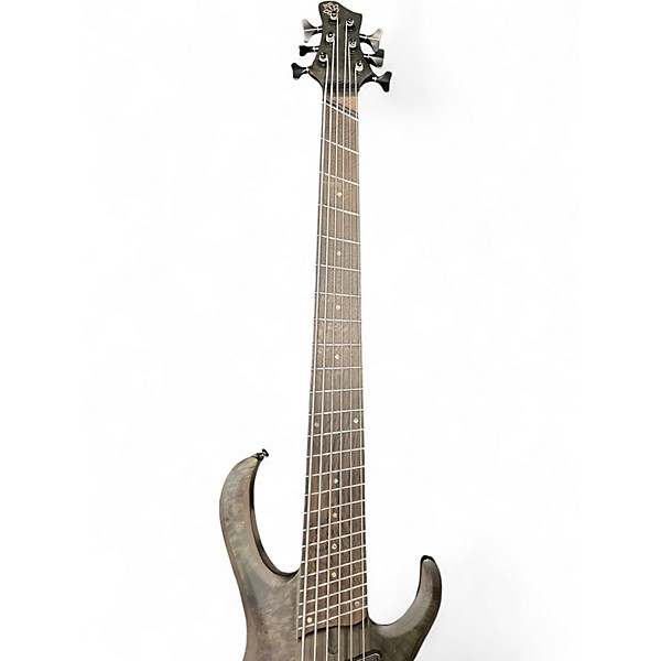 Used Ibanez BTB806MS transparent grey Electric Bass Guitar