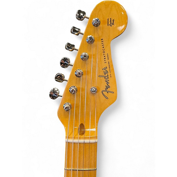 Used Fender 70TH ANNIVERSARY 1954 STRATOCASTER 2 Color Sunburst Solid Body Electric Guitar